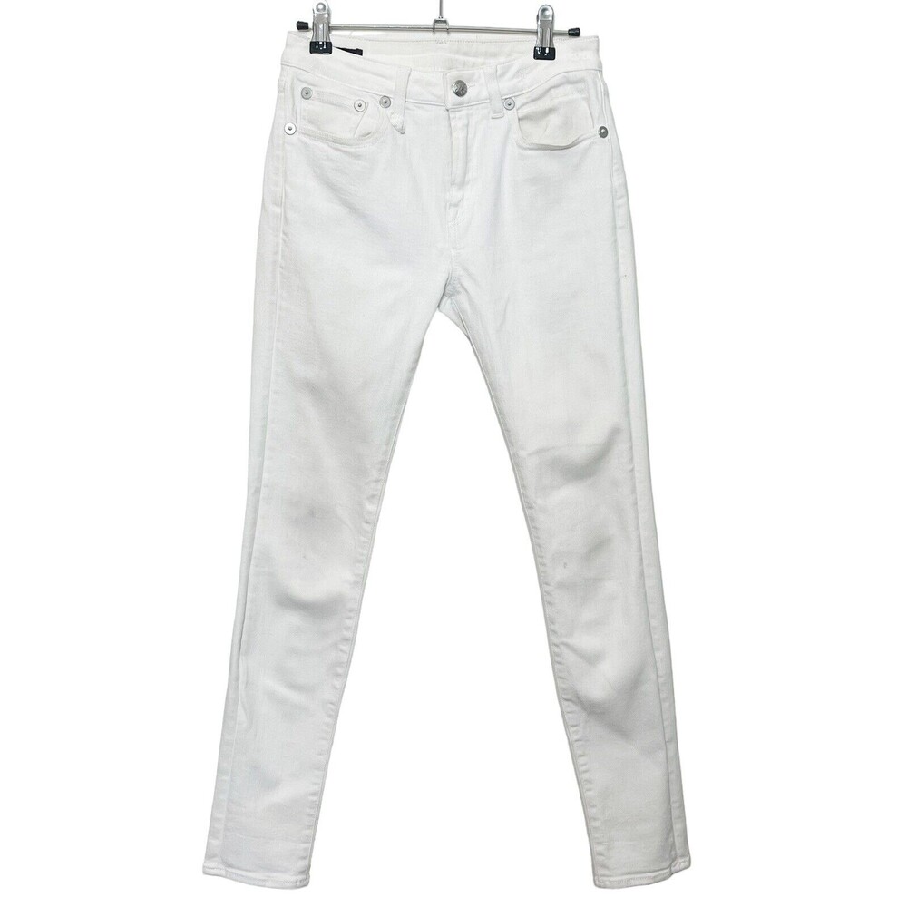R13 Jean Alison Skinny Jeans Rinsed White  Women’s Size 25
